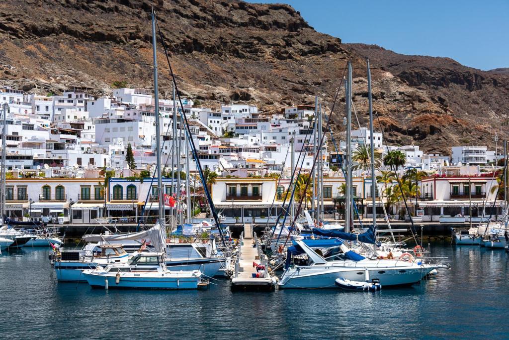 Edificio Playa Apartamento Puerto De Mogan Exterior foto