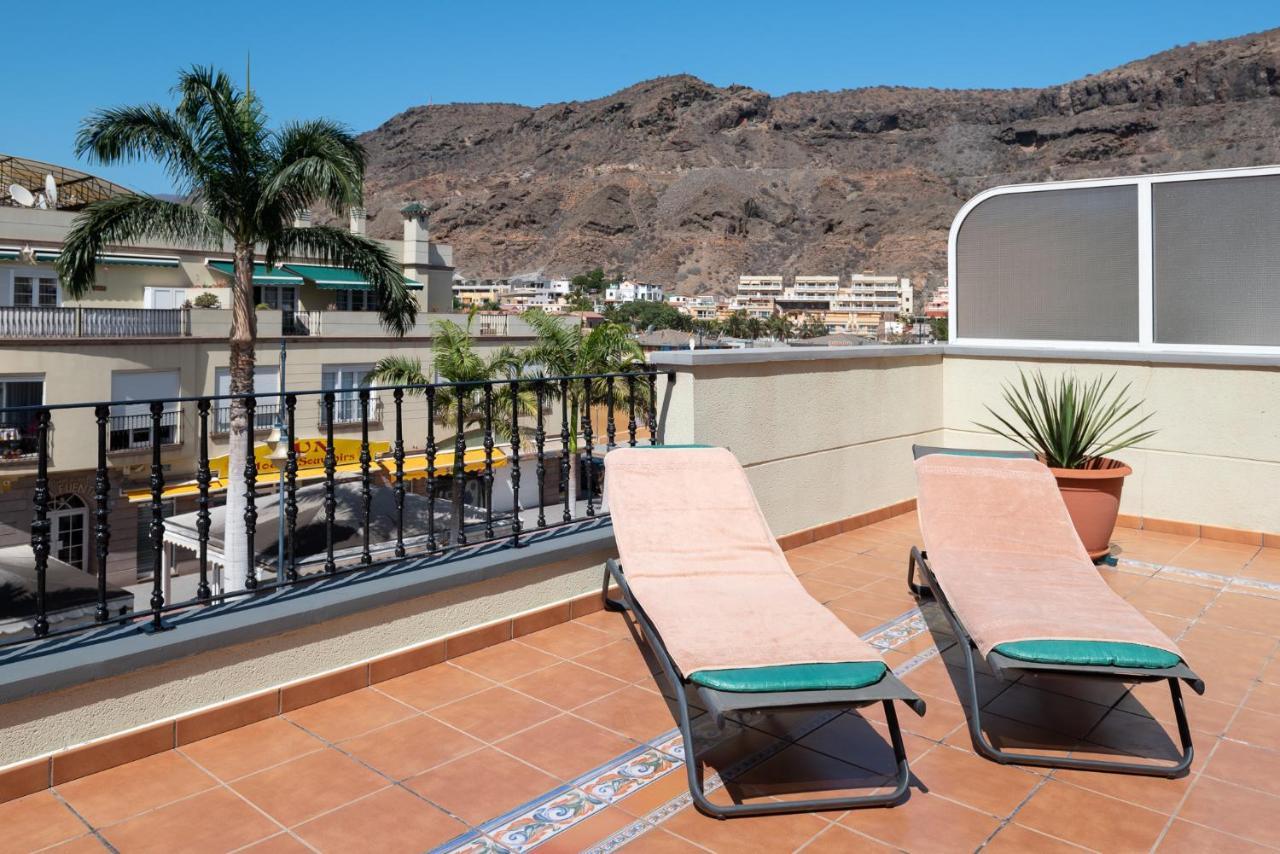 Edificio Playa Apartamento Puerto De Mogan Exterior foto