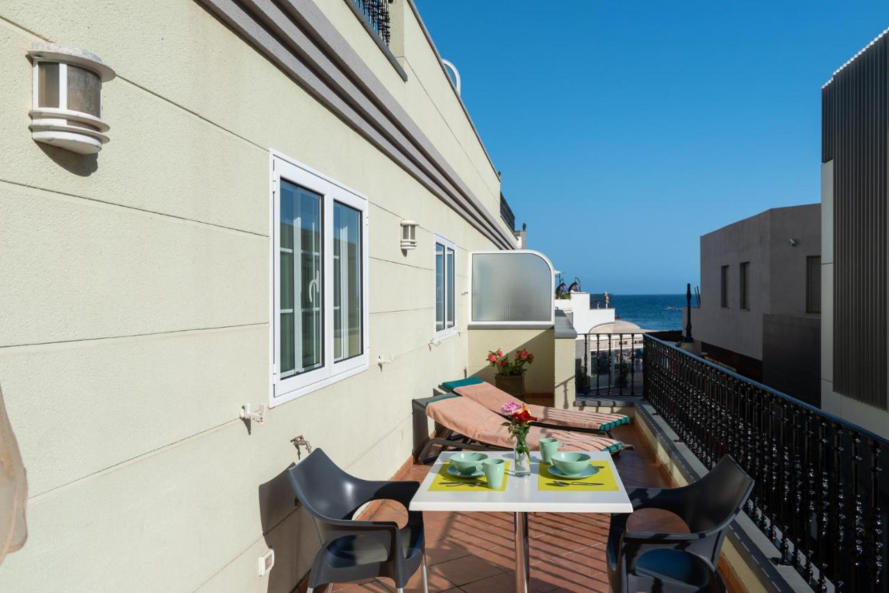 Edificio Playa Apartamento Puerto De Mogan Exterior foto