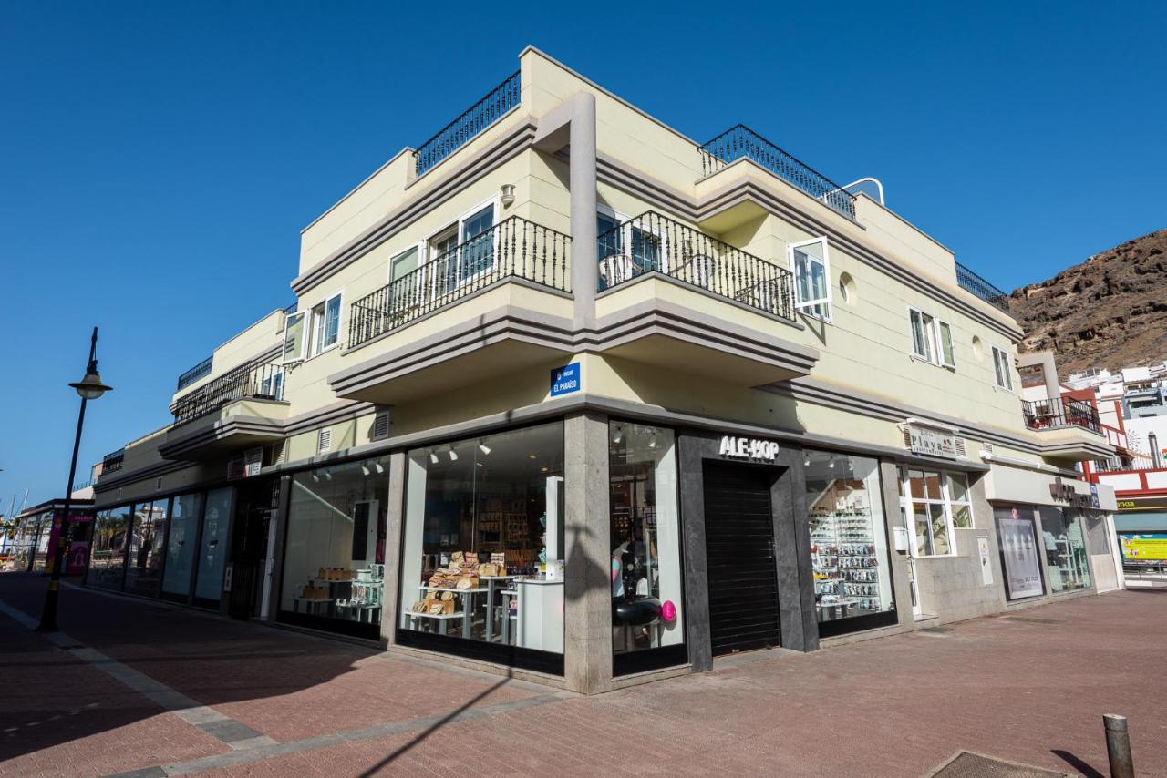 Edificio Playa Apartamento Puerto De Mogan Exterior foto
