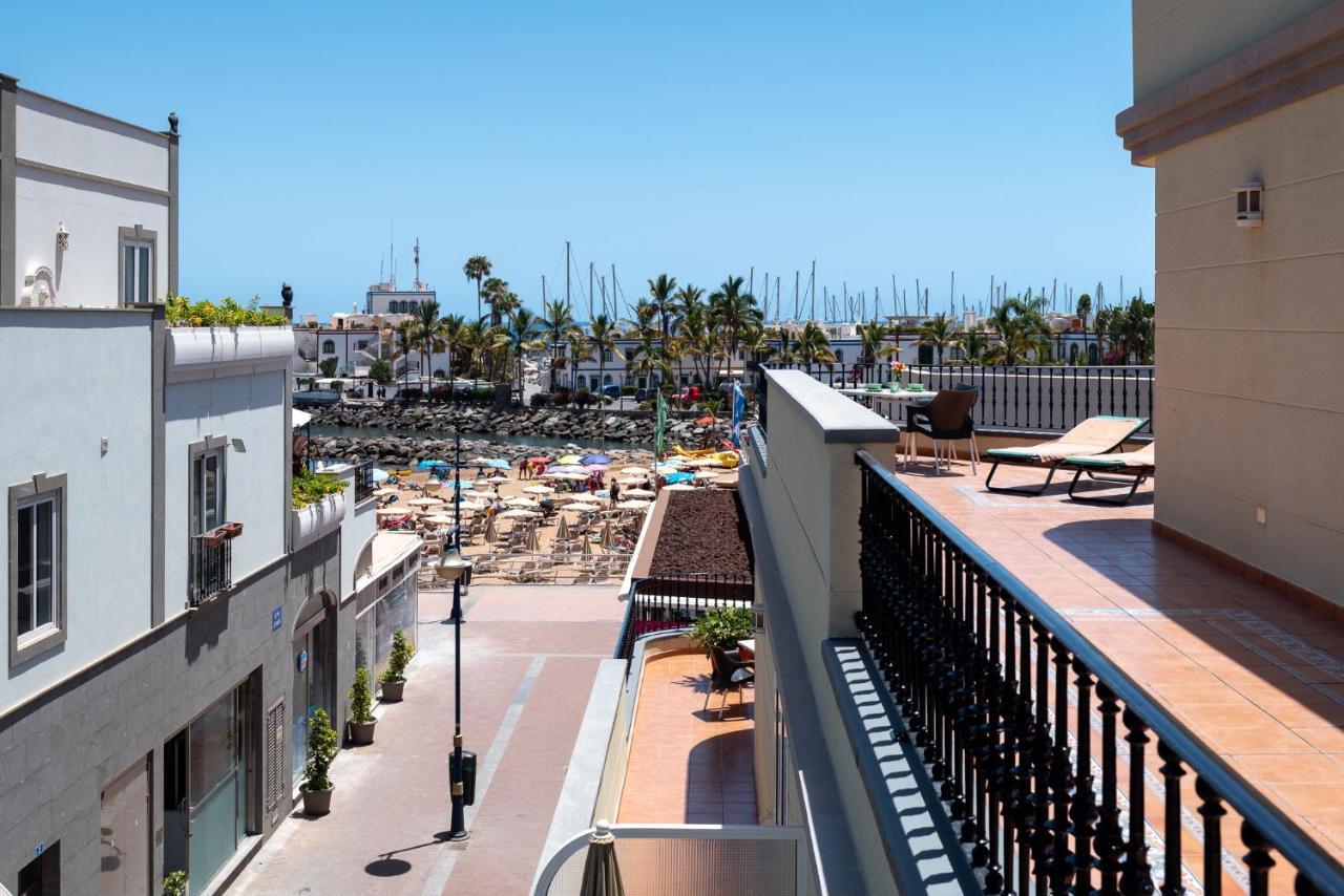 Edificio Playa Apartamento Puerto De Mogan Exterior foto