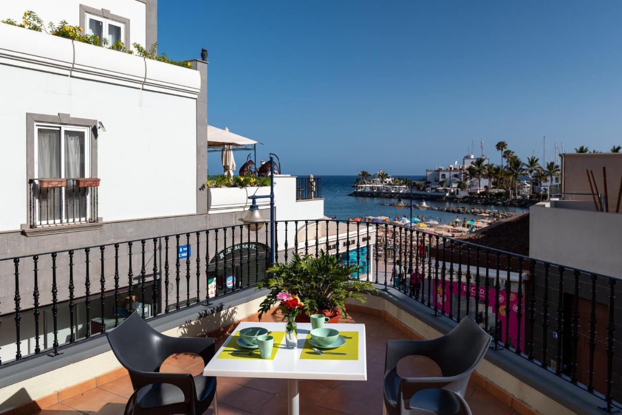 Edificio Playa Apartamento Puerto De Mogan Exterior foto