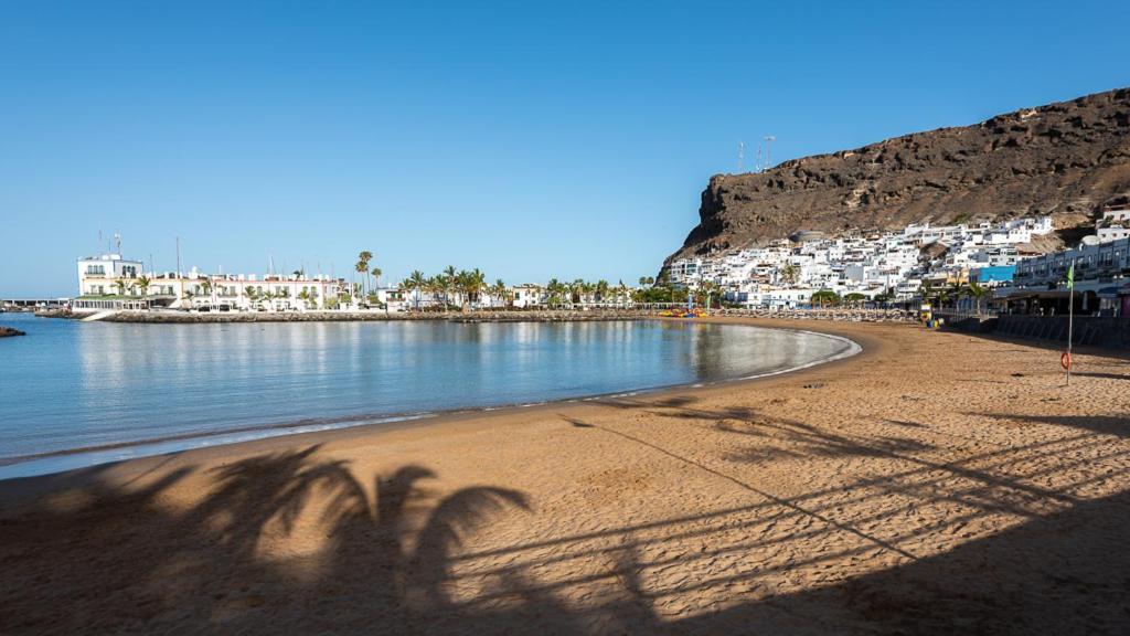 Edificio Playa Apartamento Puerto De Mogan Exterior foto