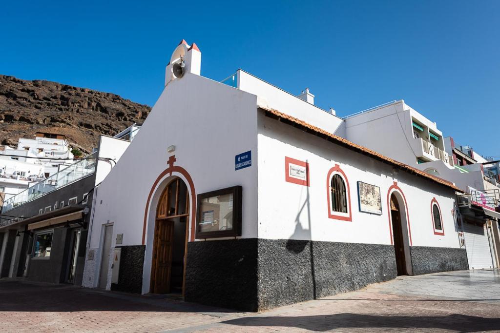 Edificio Playa Apartamento Puerto De Mogan Exterior foto